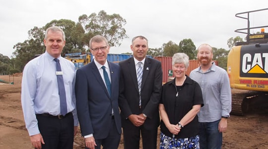 Official site blessing Muswellbrook Retirement Community construction